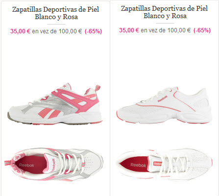 rebajas reebok mujer