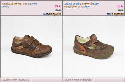 rebajas zapatos kickers