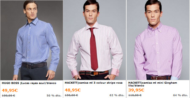 rebajas de camisas de vestir