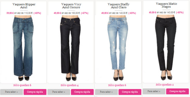 rebajas vaqueros diesel
