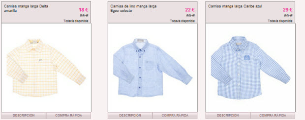 camisas nanos