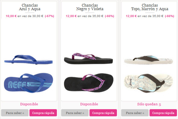 chanclas reef