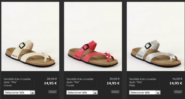 rebajas de sandalias