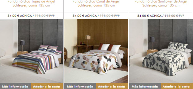 ropa de cama angel schlesser