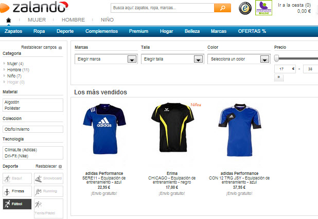 comprar camisetas deportivas online