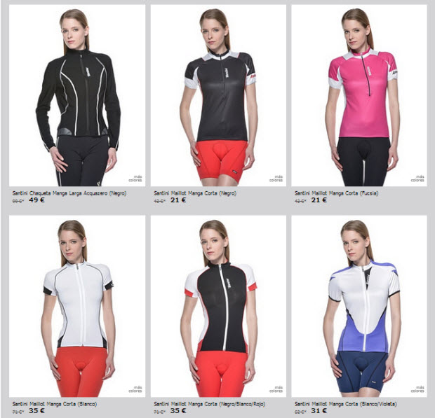 ropa ciclista mujer