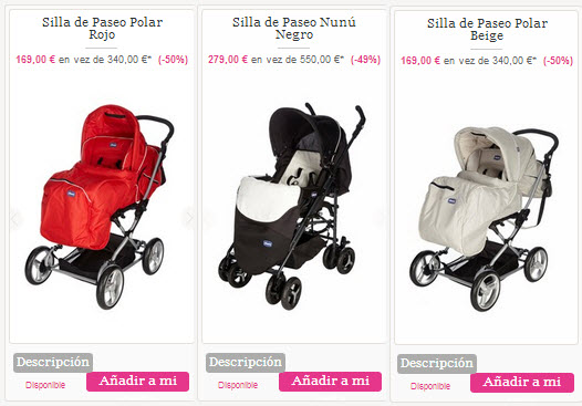 sillas de paseo chicco online