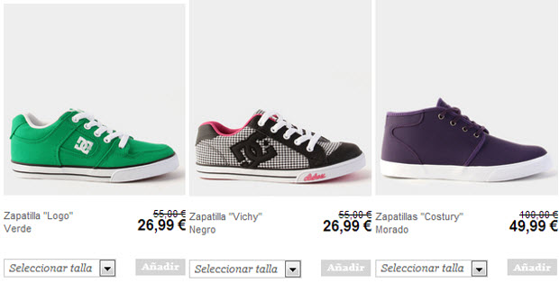 zapatillas dc