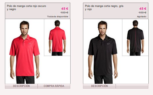 moda de golf outlet