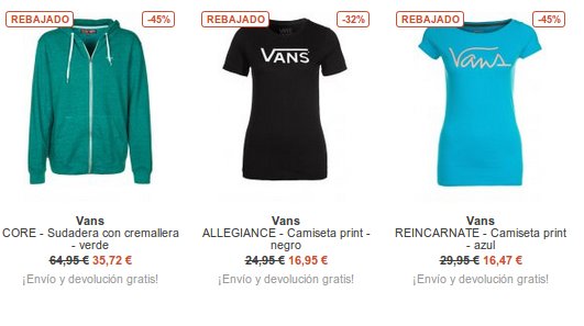 rebajas Vans