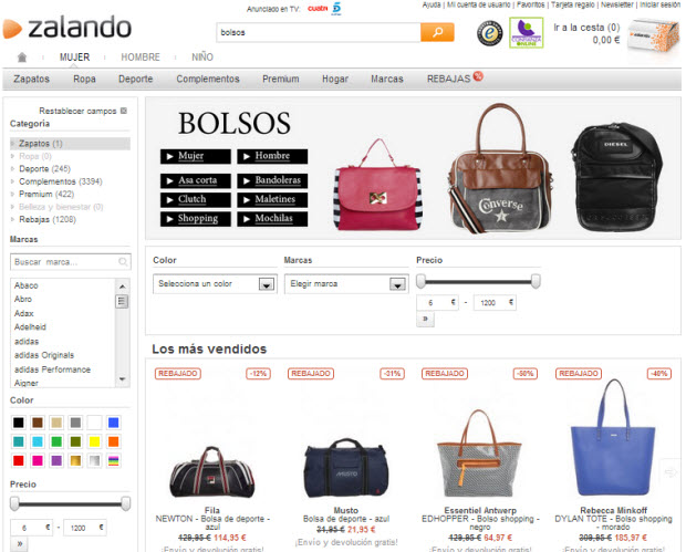 bolsos Zalando