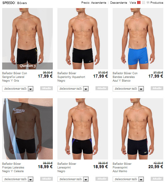 speedo bañadores hombre