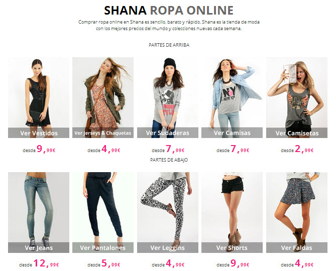 shana shop online