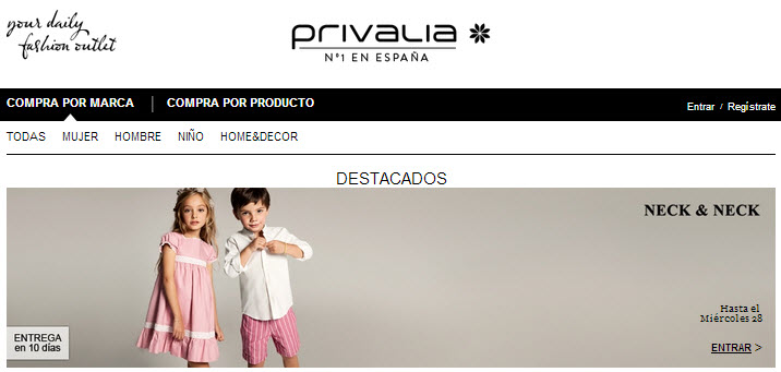 ropa online privalia