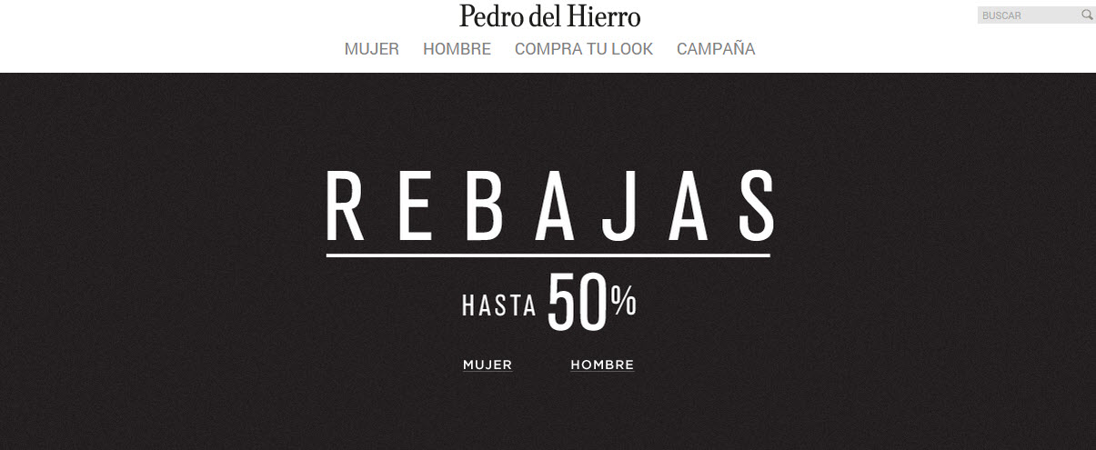 rebajas pedro del hierro 2015