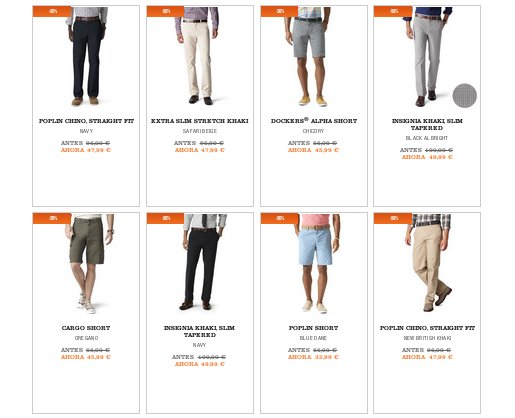 Rebajas Dockers precios