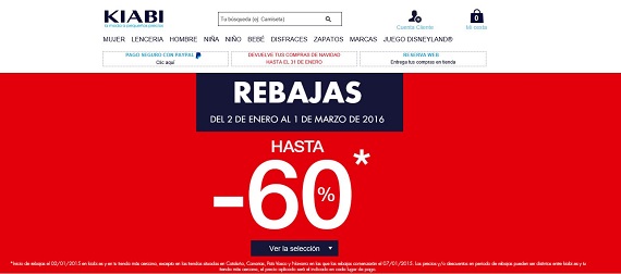 rebajas kiabi 2016