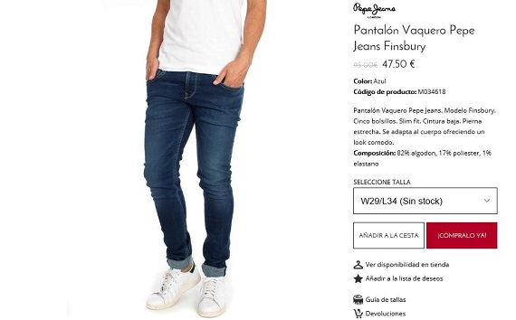 pepe jeans vaqueros