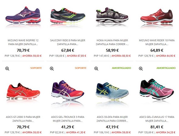 zapatillas para correr precios