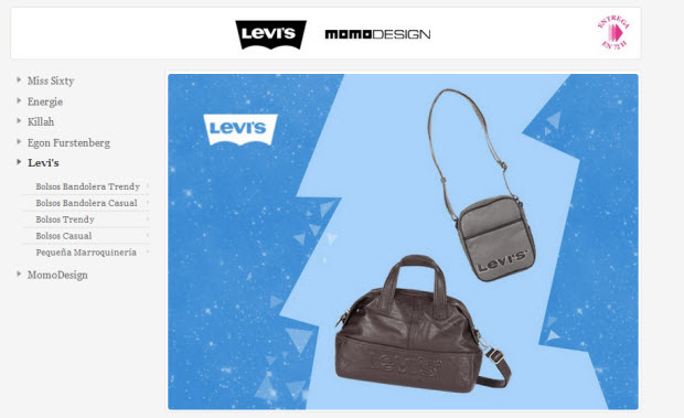 comprar bolsos levis