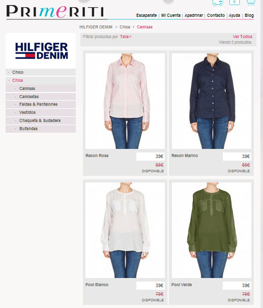 rebajas tommy hilfiger denim