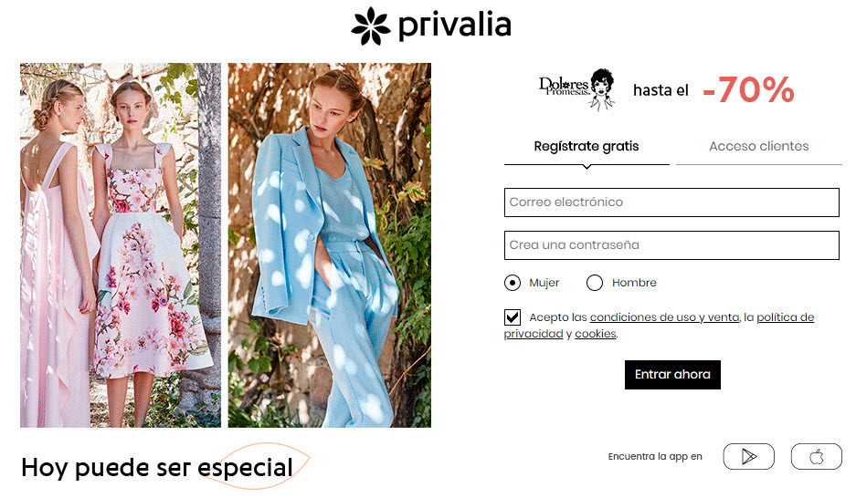 Privalia ropa 2022 de primeras marcas en al -70%