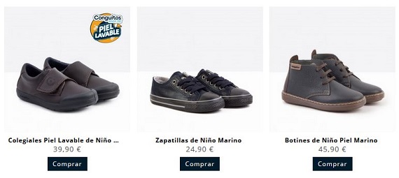 conguitos zapatos de piel