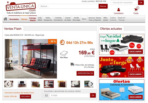 ventas privadas muebles