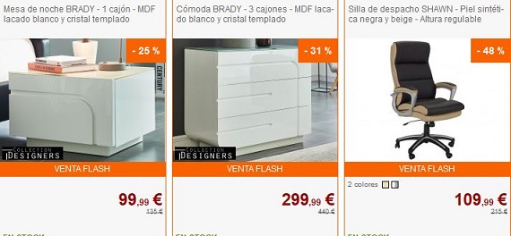 ventas privadas de muebles outlet