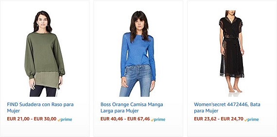 rebajas amazon 2018 ropa mujer