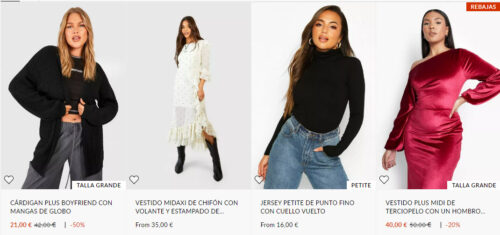 rebajas Boohoo